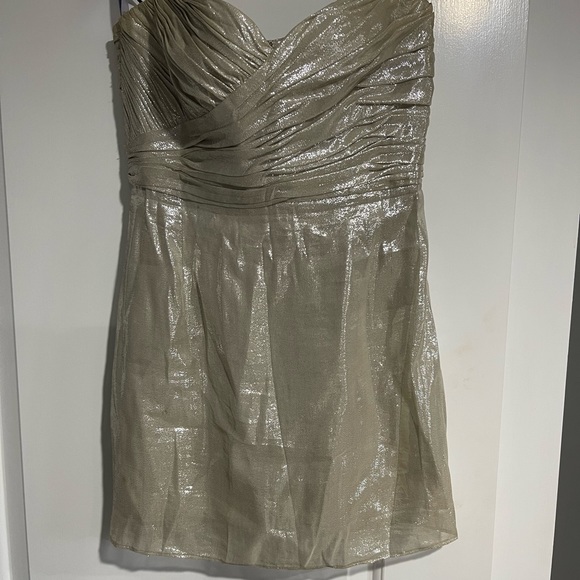 Vera Wang fold mini dress size 4 - Picture 4 of 4